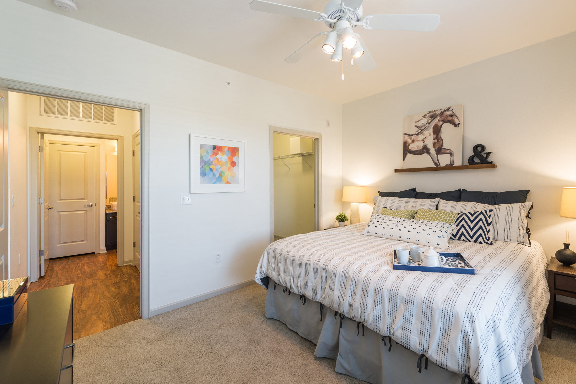 Bedroom at Arterra Place Apartments in Aurora, CO