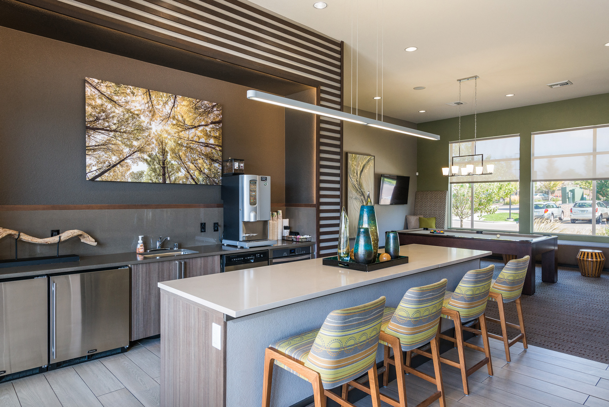 Coffee Bar at Arterra Place Apartments in Aurora, CO