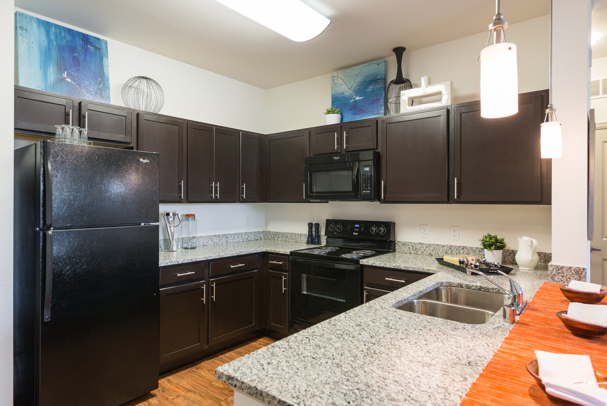 Gourmet Kitchen at Arterra Place Apartments in Aurora, CO