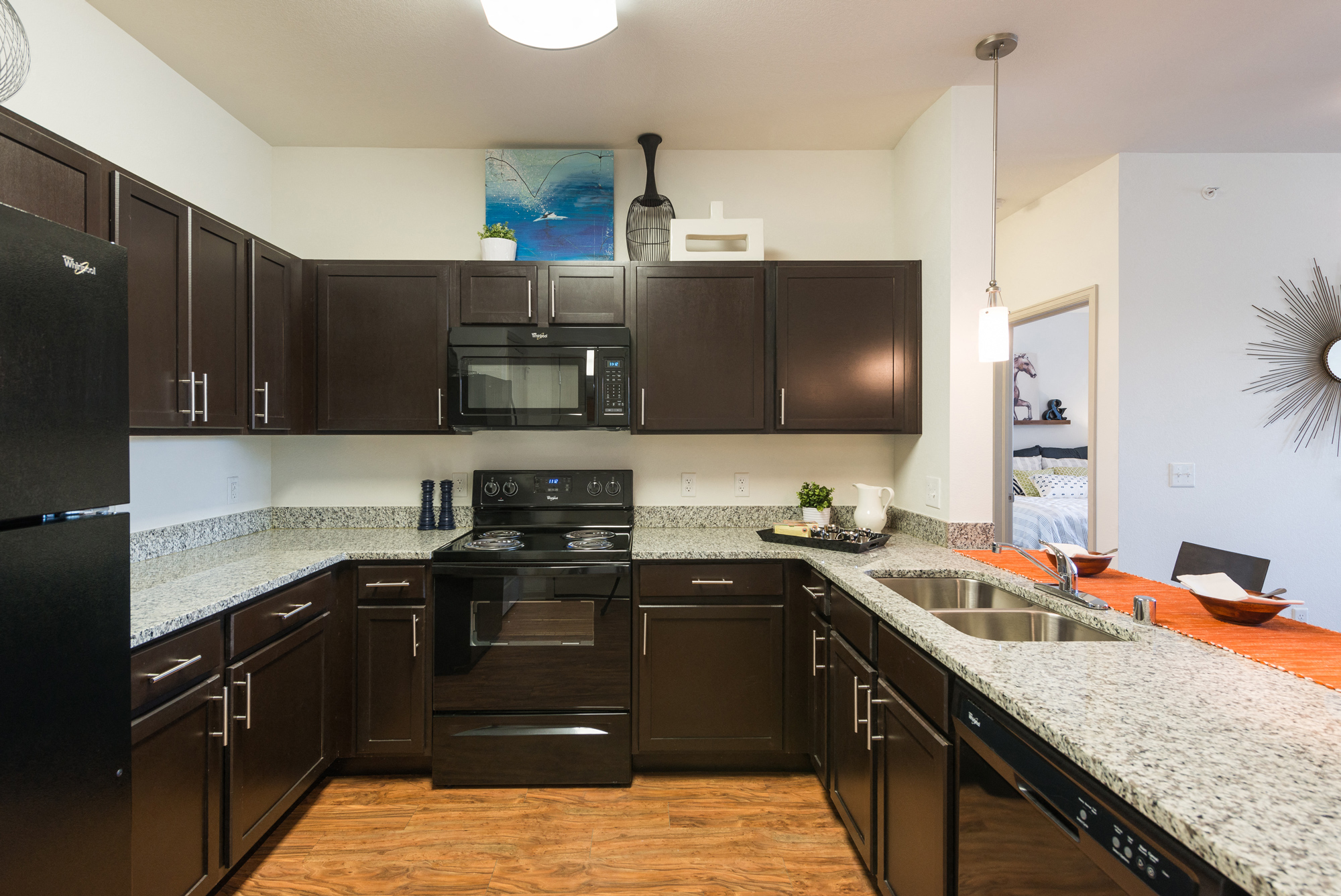 Gourmet Kitchen at Arterra Place Apartments in Aurora, CO