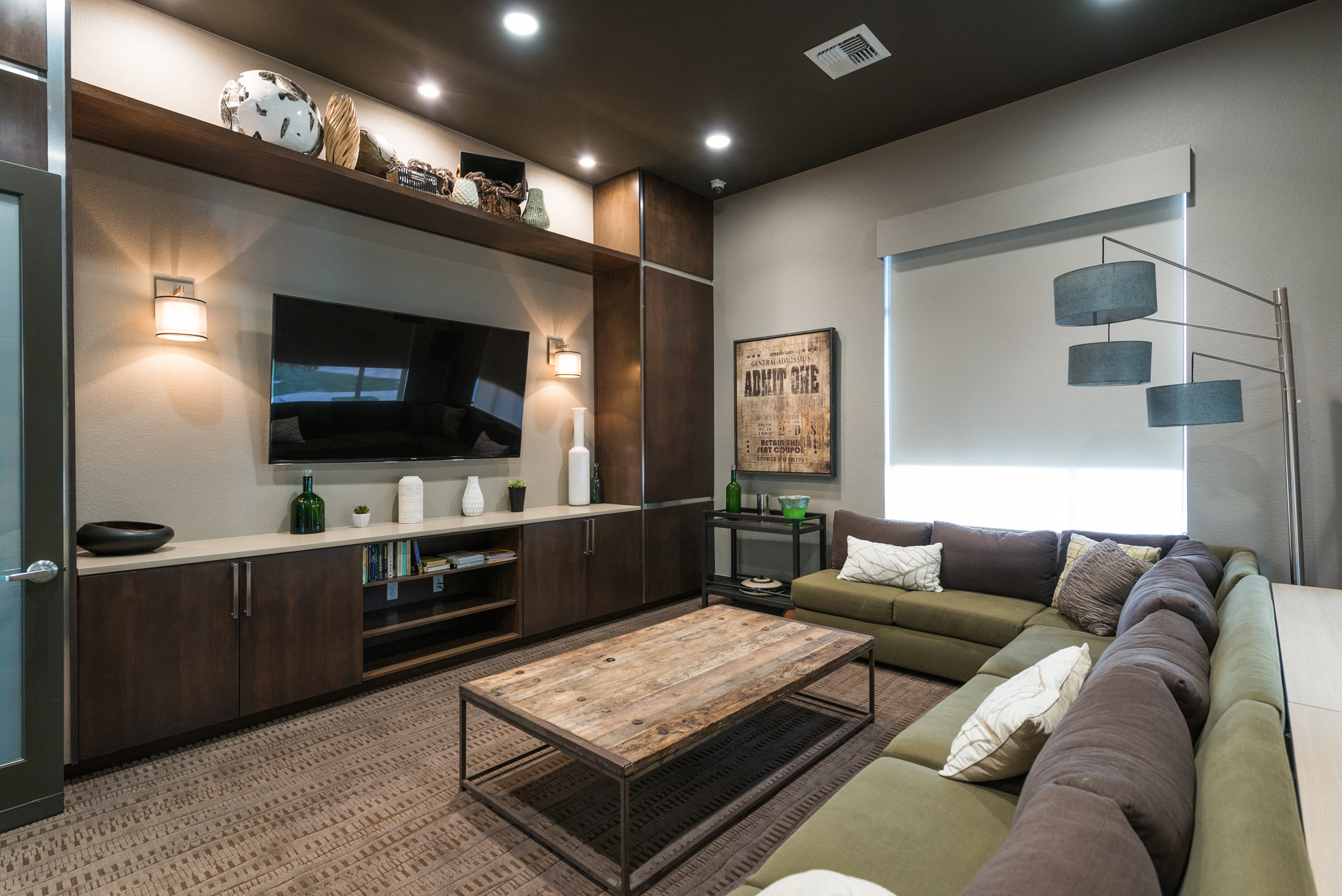 Media Room at Arterra Place Apartments in Aurora, CO