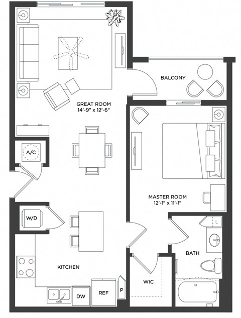BOUNGAINVILLEA Floor Plan at The Lotus at Village Walk, Fort Myers, FL