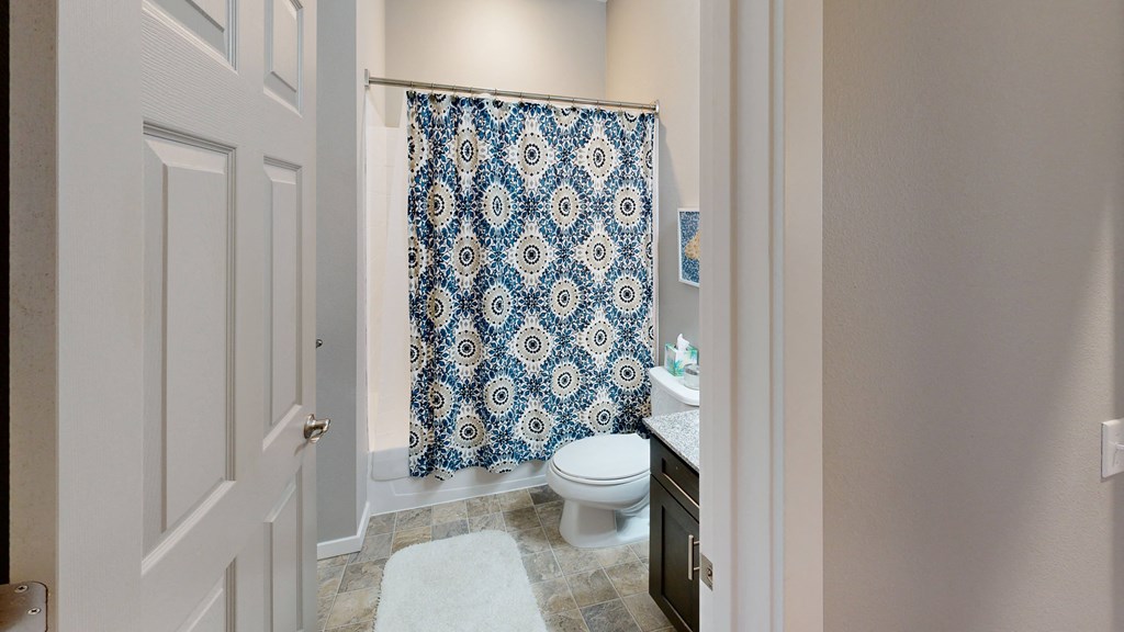 Bathroom at Black Feather Apartment Homes, Castle Rock, Colorado