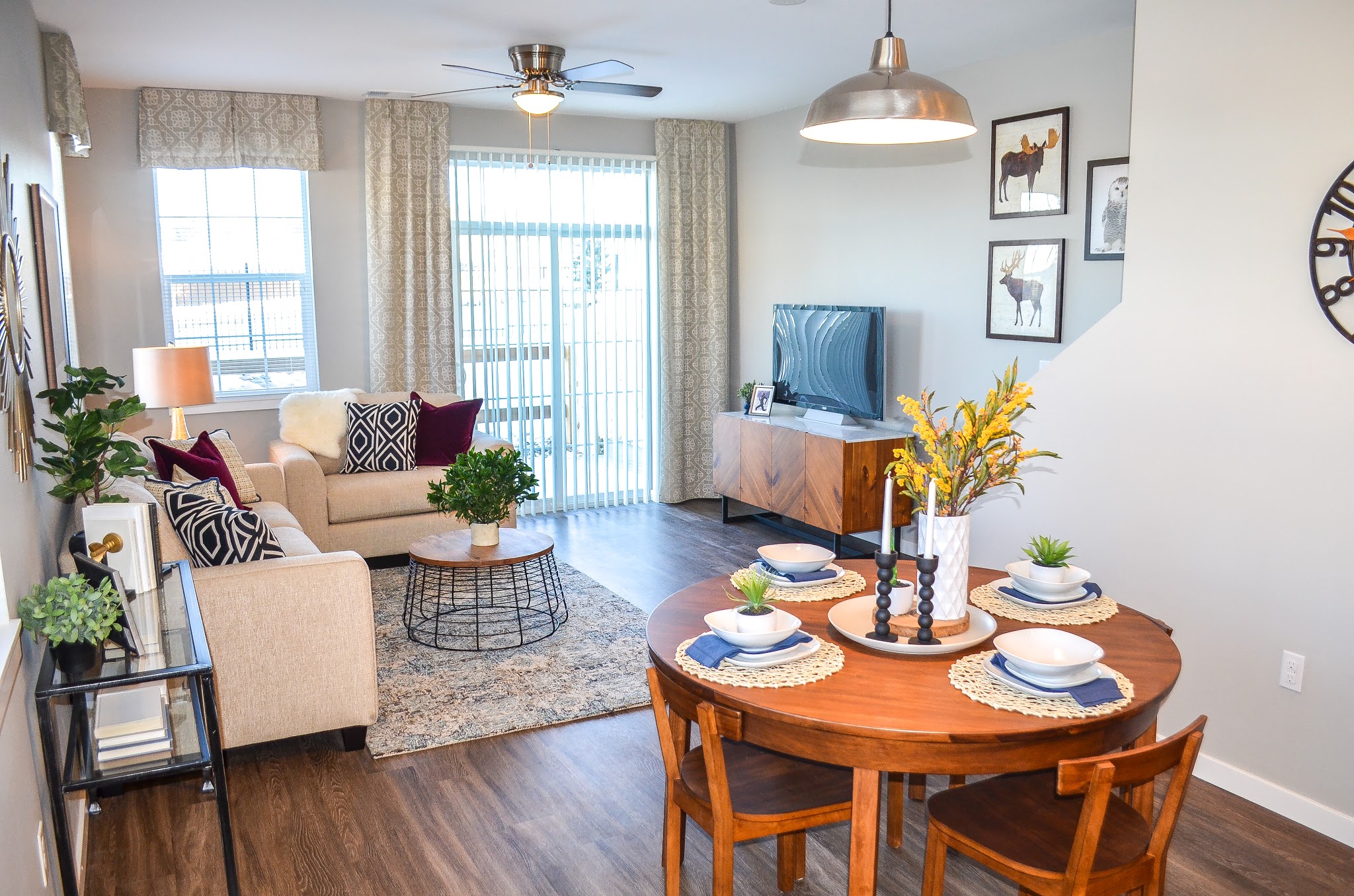 Living Room at Black Feather Apartments in Castle Rock, CO