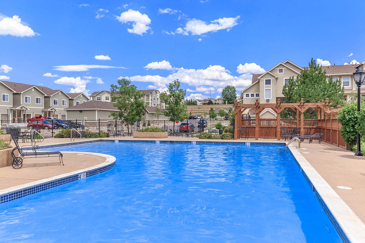 Swimming Pool at Black Feather Apartments in Castle Rock, CO