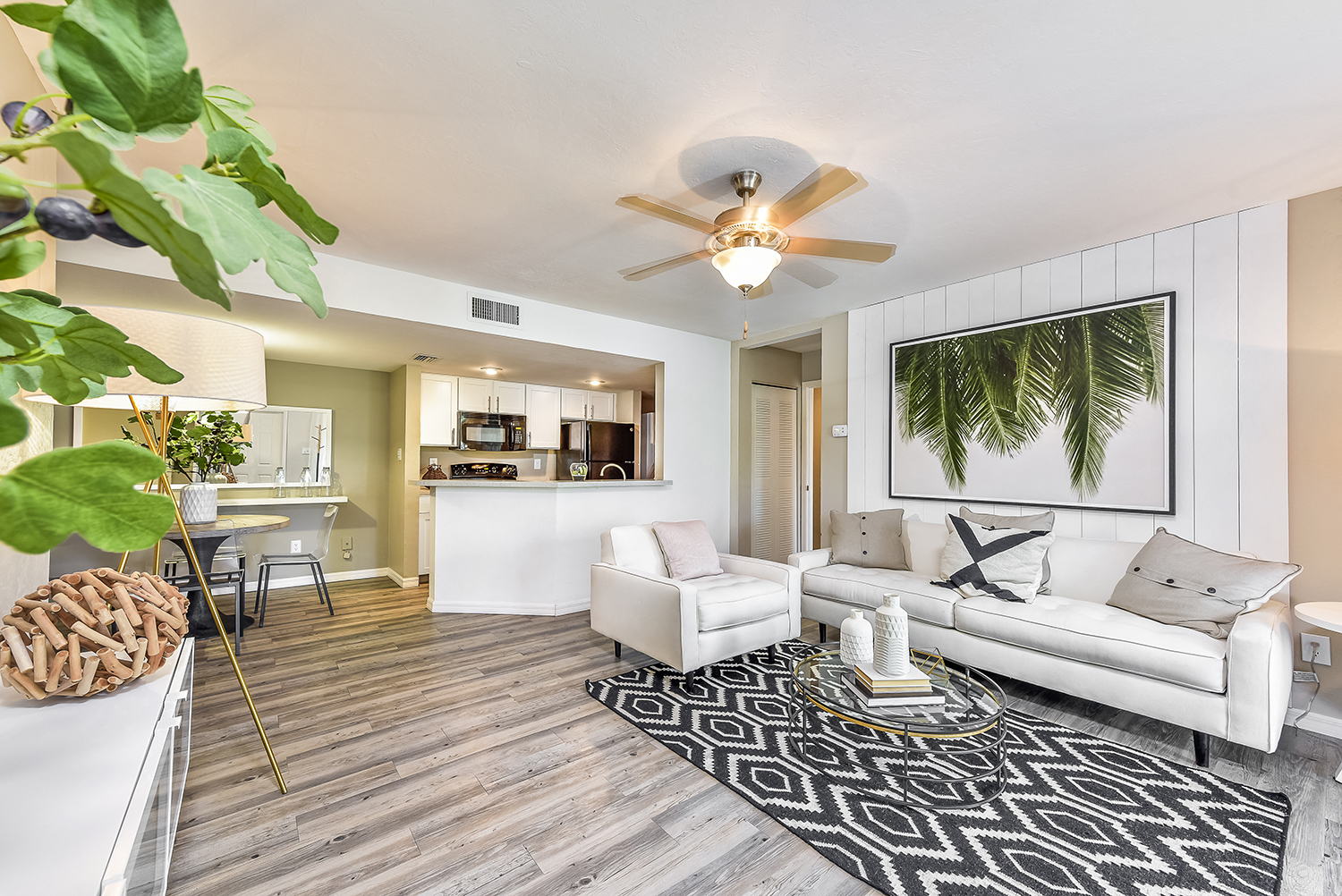 Spacious Living Room at Brantley Pines Apartments in Ft. Myers, FL