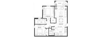 CASSAVA Floor Plan at The Lotus at Village Walk, Fort Myers