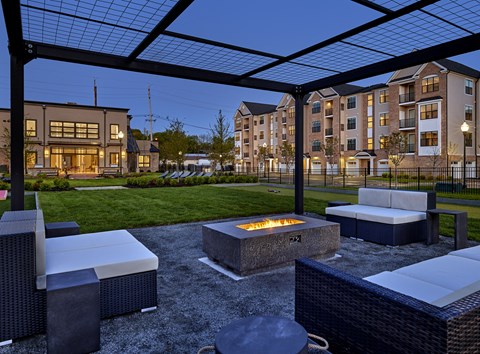 Firepit Patio at Central and Oak, New Jersey, 07073