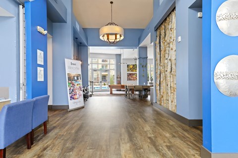 Clubhouse Hallway at WestLink at Oak Station, Lakewood