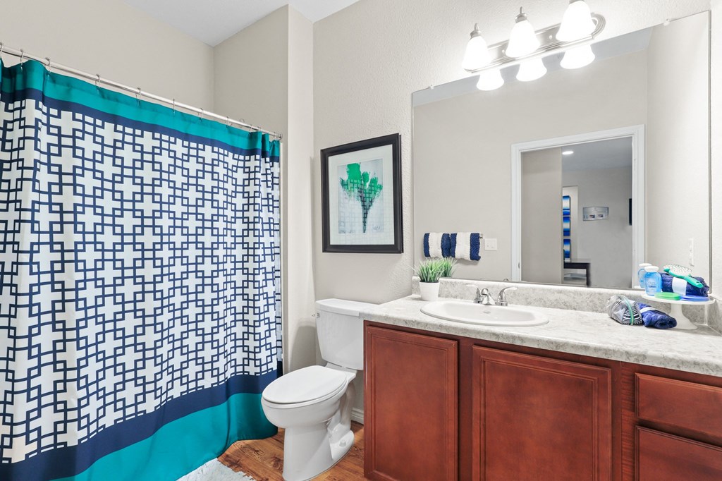 our apartments offer a bathroom with a shower