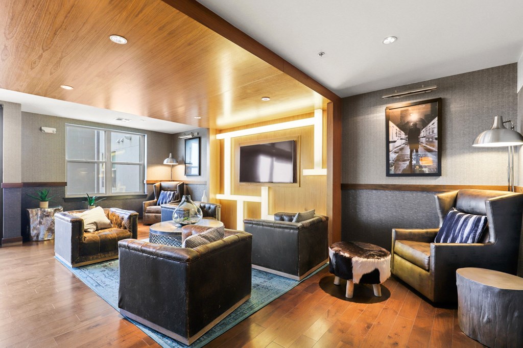 a living room filled with furniture at Union West Apartments, Lakewood, CO 80228