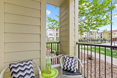 Balcony And Patio at WestLink at Oak Station, Lakewood