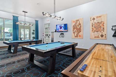 Billiards Table at Centre Pointe Apartments, Melbourne, Florida