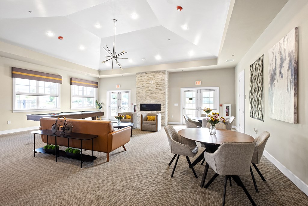 Seating area at The Landing Apartment , New Jersey