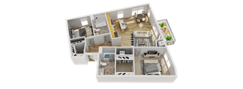 H Floor Plan at Wheaton 121, Wheaton, Illinois