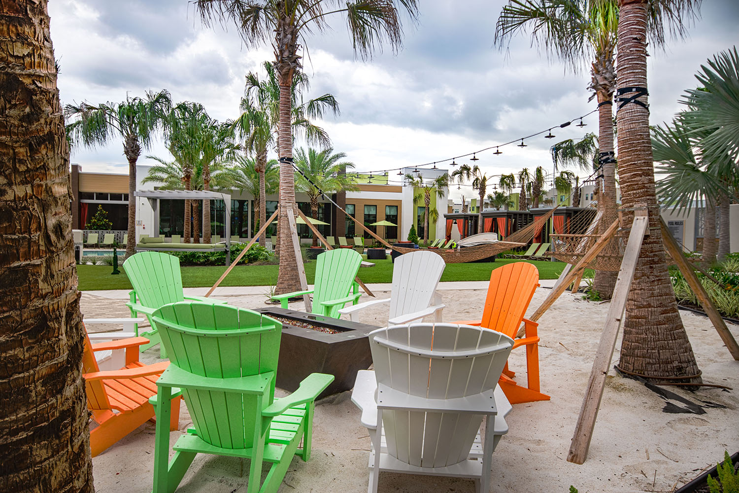 Fire Pit at The Strand Apartments in Oviedo, FL