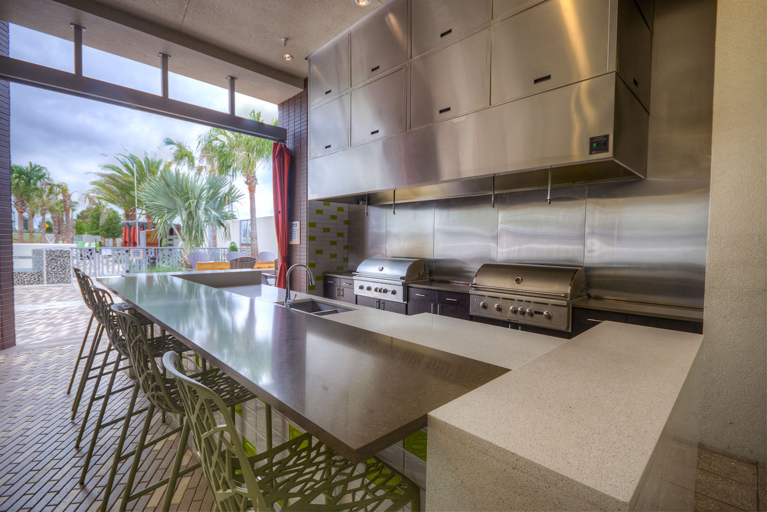 Grilling Station at The Strand Apartments in Oviedo, FL