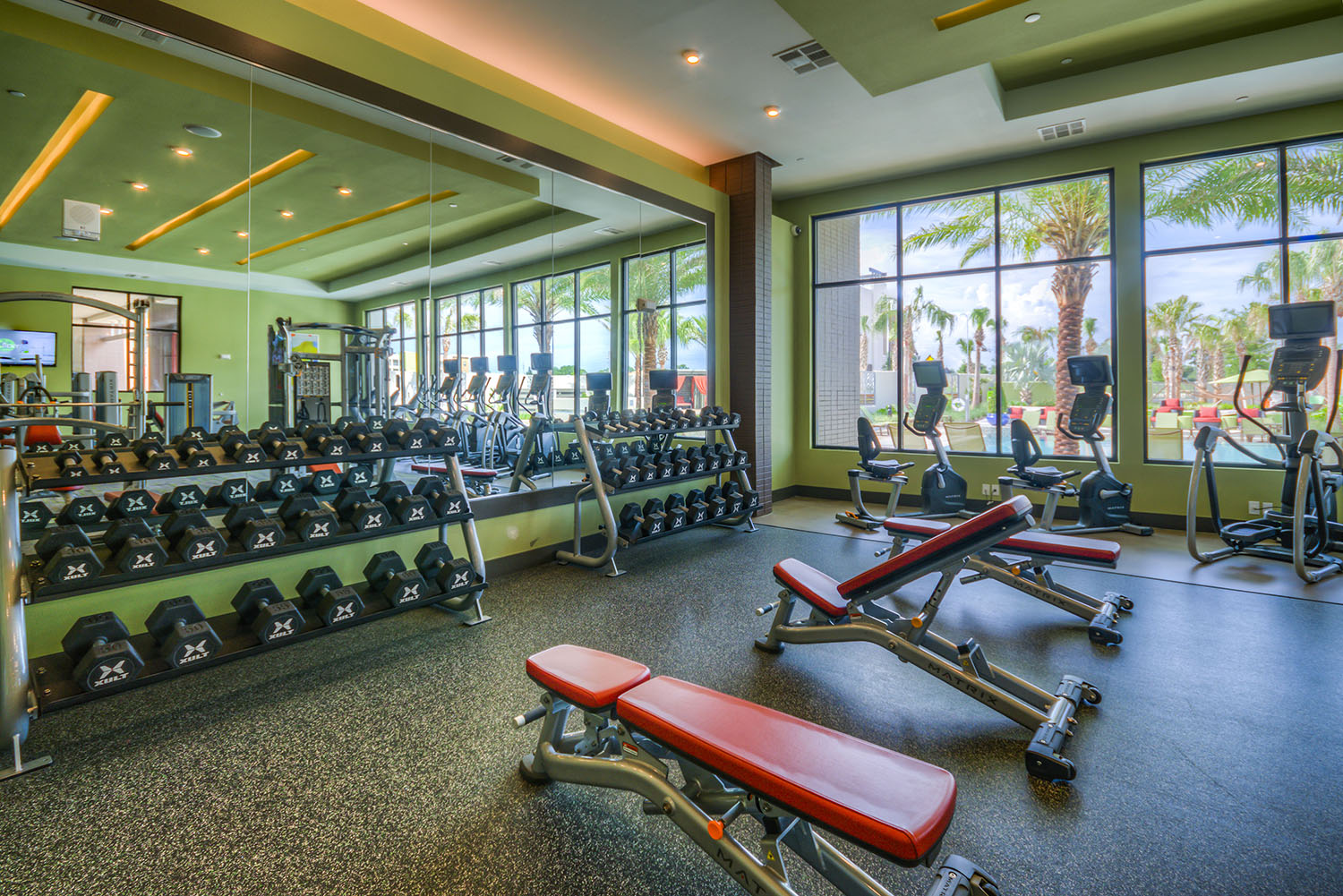 Fitness Center at The Strand Apartments in Oviedo, FL