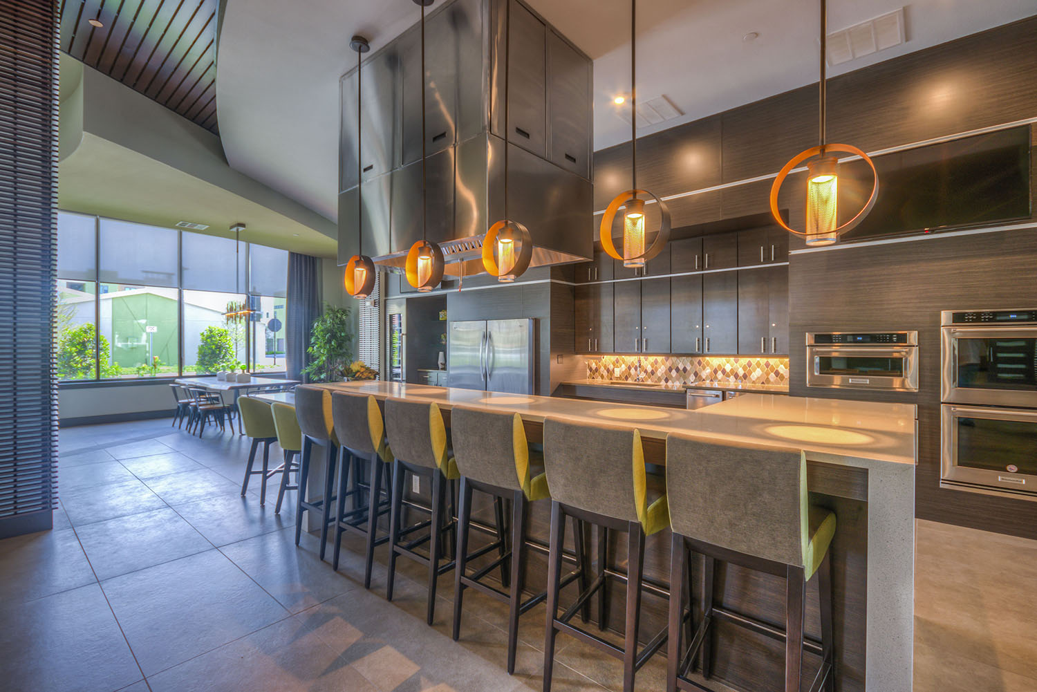 Clubhouse Kitchen at The Strand Apartments in Oviedo, FL