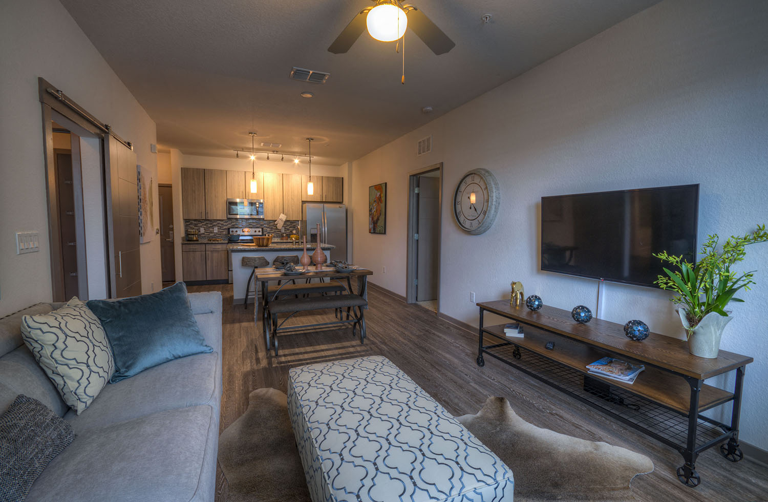 Living Room at The Strand Apartments in Oviedo, FL
