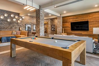 Billiards table at JTB Apartments, Florida, 32256