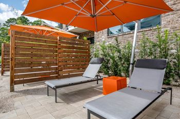 Poolside Loungers at JTB Apartments, Florida