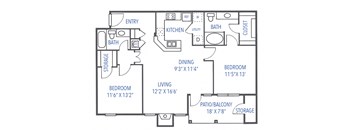 Denali floor plan