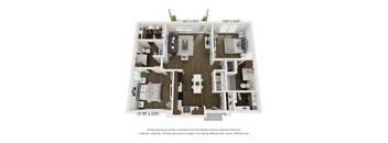 2 Bedroom floorplan