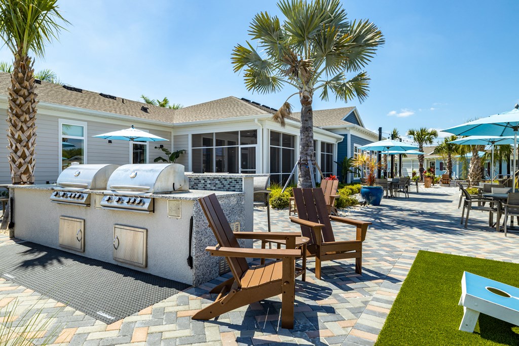 Grilling station at Estia at Lakewood Ranch, Bradenton, 34211