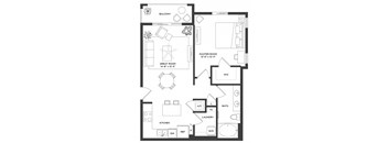 FERN Floor Plan at The Lotus at Village Walk, Fort Myers, 33966