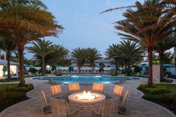 Recreational Fire Pit at Enclave at 3230 Apartments, South Daytona, FL