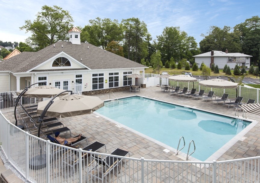 Pool at Hillside Club Apartments, Livingston