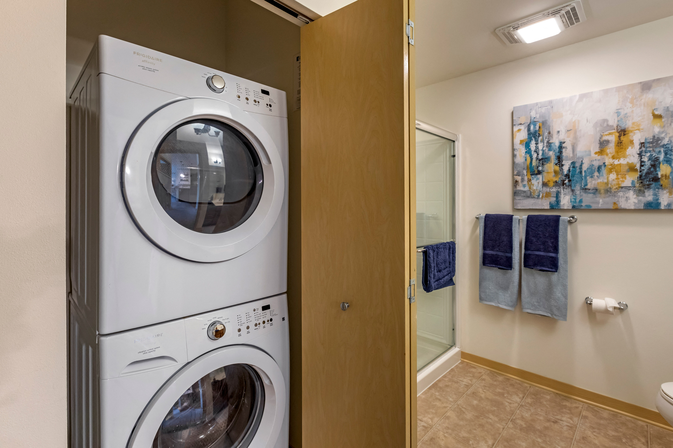 in-unit washer and dryer at The Enclave Luxury Apartments