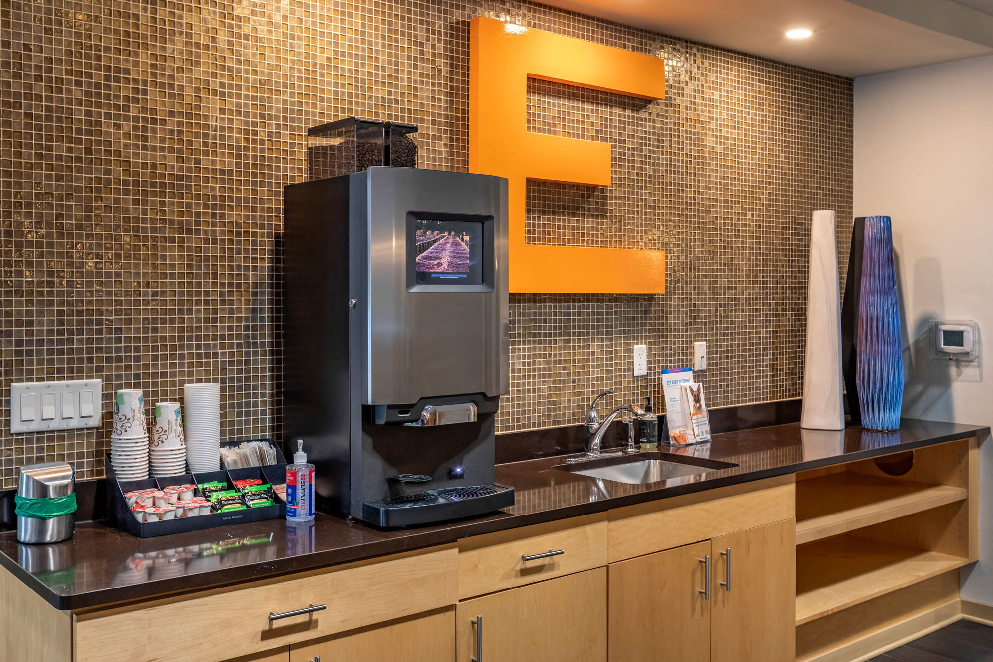 Coffee Bar at The Enclave Luxury Apartments