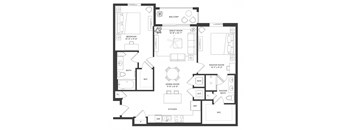 MAGNOLIA Floor Plan at The Lotus at Village Walk, Florida, 33966