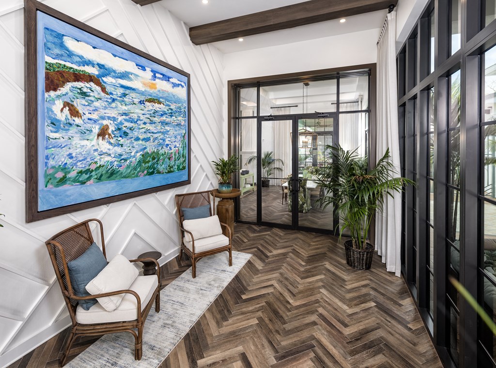 Lobby at The Lotus at Village Walk, Fort Myers, FL