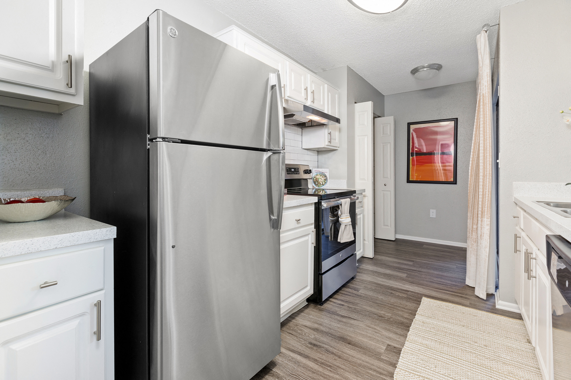 Kitchen at Northgreen at Carrollwood Apartments in Tampa, FL