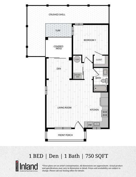 1 bed, den, 1 bath, 750 sq ft at Odyssey, Florida, 33905