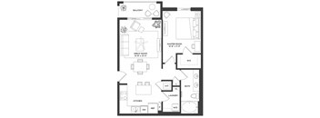 PALMETTO Floor Plan at The Lotus at Village Walk, Fort Myers, FL, 33966