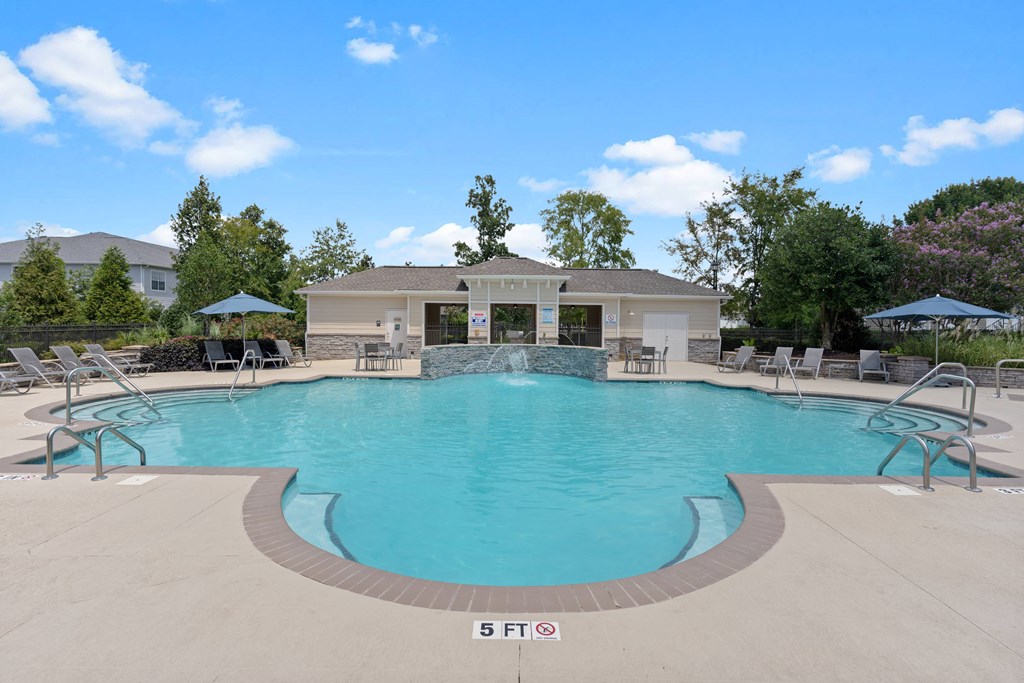 take a dip in our resort style pool