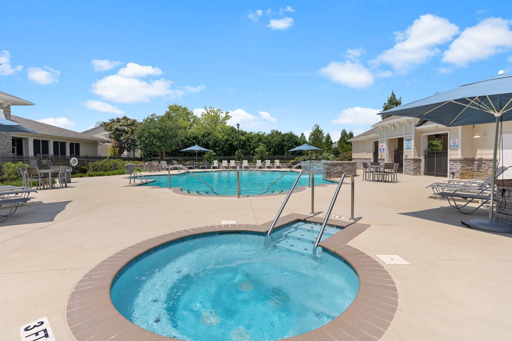 take a dip in our resort style hot tubs