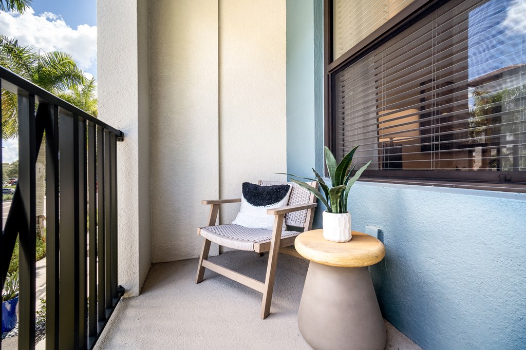 Patio at Magnolia Square, Naples, Florida