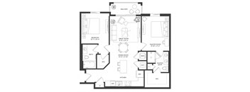 SEA-GRAPE Floor Plan at The Lotus at Village Walk, Florida