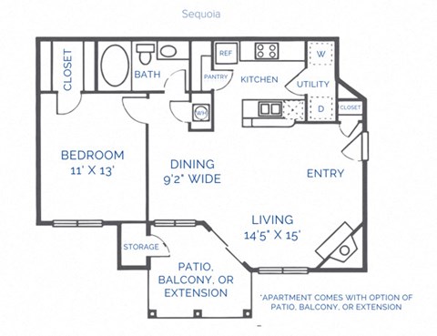 Sequoia Floor Plan at Dwell at Naperville, Naperville