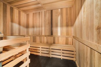 Sauna at Magnolia Square, Naples, Florida