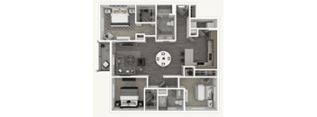 2 bed 2 bath B at Enclave at 3230 Apartments, South Daytona, Florida