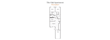 The Oak Apartment 2 Bed and 2 Bath Floorplan at The Arboretum Apartments, Farmingville, 11738