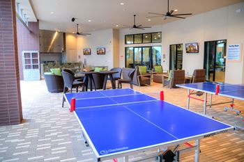 Outdoor Lounge at The Strand Apartments in Oviedo, FL