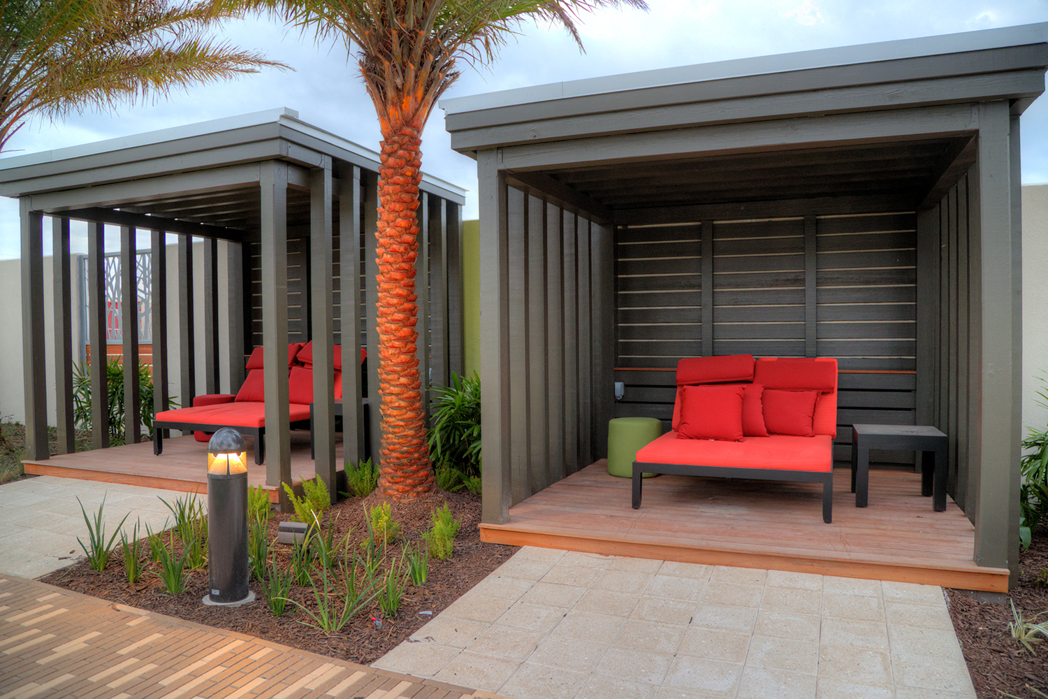 Poolside Cabanas at The Strand Apartments in Oviedo, FL