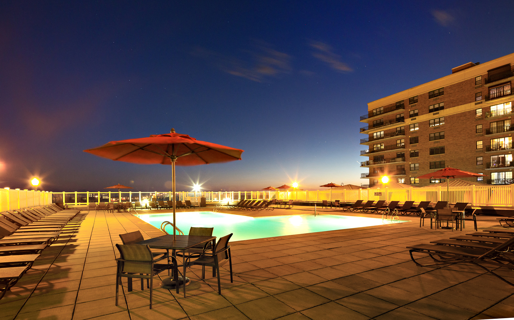 Pool at 10 West Apartments